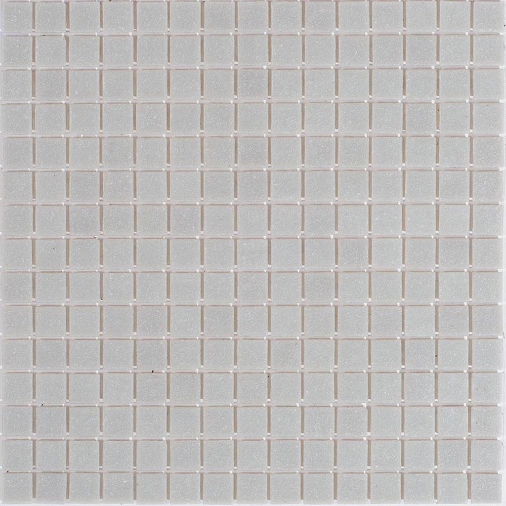 Ice Gray 12 x 12 Glossy Glass Mosaic Tile