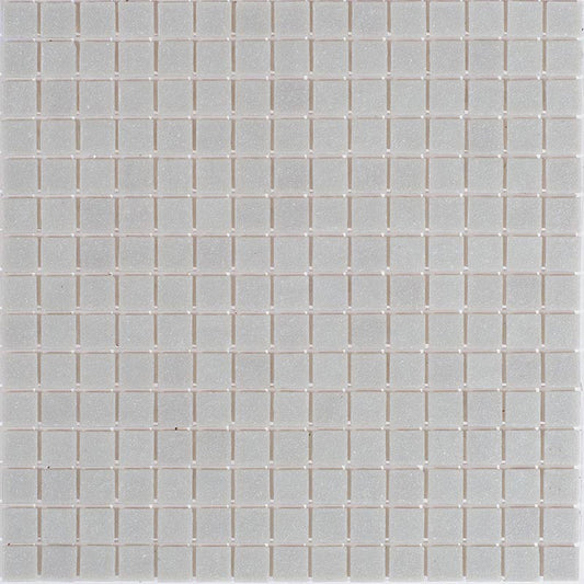 Ice Gray 12 x 12 Glossy Glass Mosaic Tile - Sample
