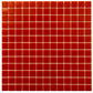 Candy Red 12 x 12 Glossy Glass Mosaic Tile