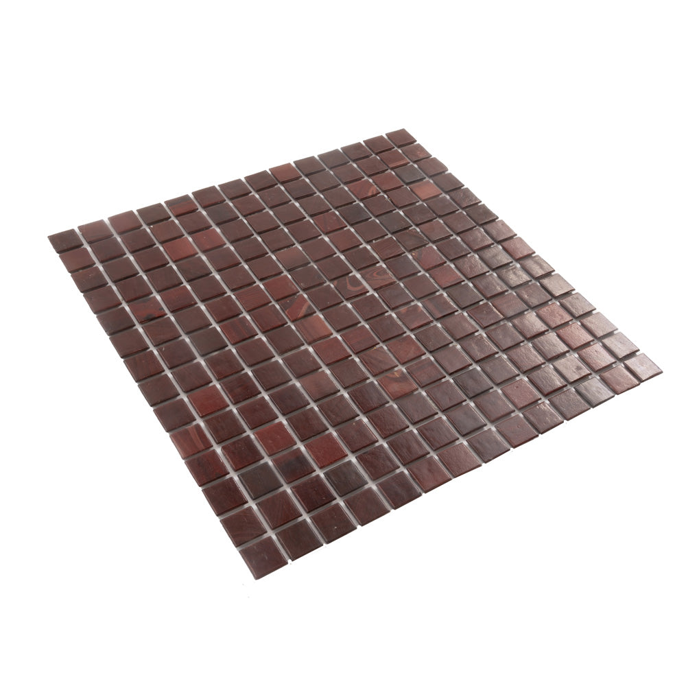 Ruby Red 12 x 12 Glossy Glass Mosaic Tile