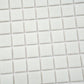 Cotton White 12 x 12 Glossy Glass Mosaic Tile