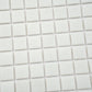 Cotton White 12 x 12 Glossy Glass Mosaic Tile