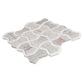 Warm Beige White 10x10 Polished Crystal Sand, Thassoss White Mosaic Tile - Sample