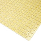 Cream Beige 12 x 12 Glossy Glass Mosaic Tile