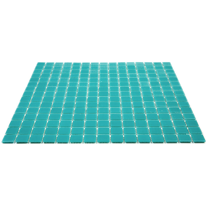 Ice Green 12 x 12 Glossy Glass Mosaic Tile