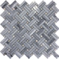 Gray 11 x 11 Polished Marble Mosaic Tile