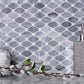 Gray 12 x 12 Polished Marble Mosaic Tile