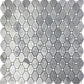 Gray 12 x 12 Polished Marble Mosaic Tile