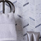 White and Gray 11 x 13 Polished Marble Mosaic Tile