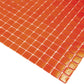 Scarlet Red 12 x 12 Glossy Glass Mosaic Tile