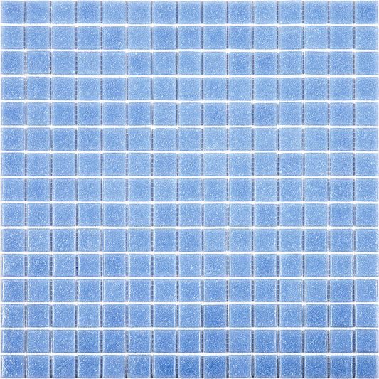 Maximum Blue 12 x 12 Glossy Glass Mosaic Tile - Sample