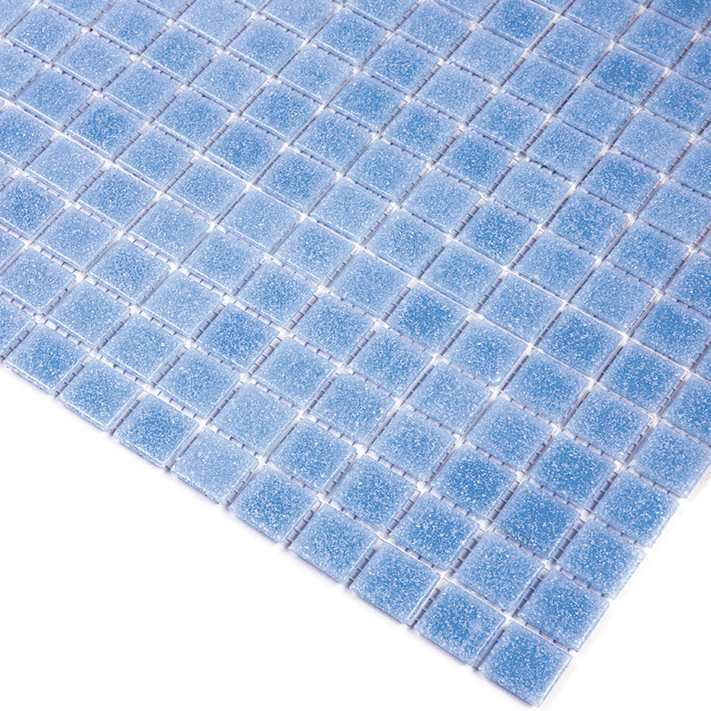 Maximum Blue 12 x 12 Glossy Glass Mosaic Tile