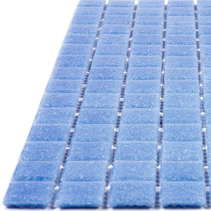 Maximum Blue 12 x 12 Glossy Glass Mosaic Tile