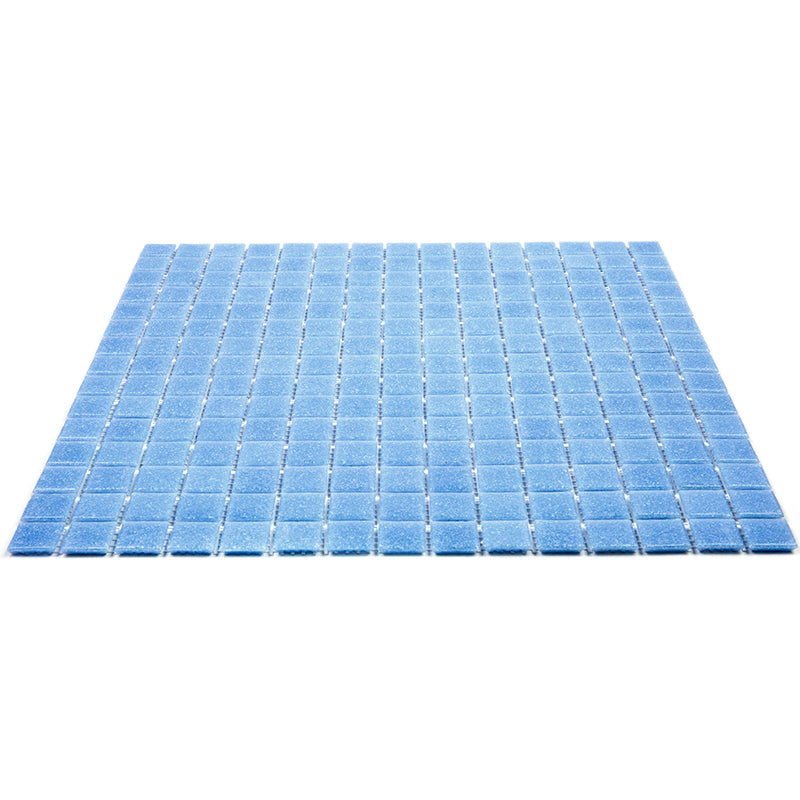 Maximum Blue 12 x 12 Glossy Glass Mosaic Tile