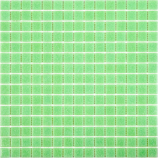 Mint Green 12 x 12 Glossy Glass Mosaic Tile