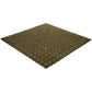 Peanut Brown 12 x 12 Glossy Glass Mosaic Tile