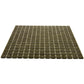 Peanut Brown 12 x 12 Glossy Glass Mosaic Tile