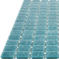 Blue-Green 12 x 12 Glossy Glass Mosaic Tile