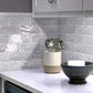 Gray 2.5 x 8 Glossy, Matte Ceramic Subway Tile