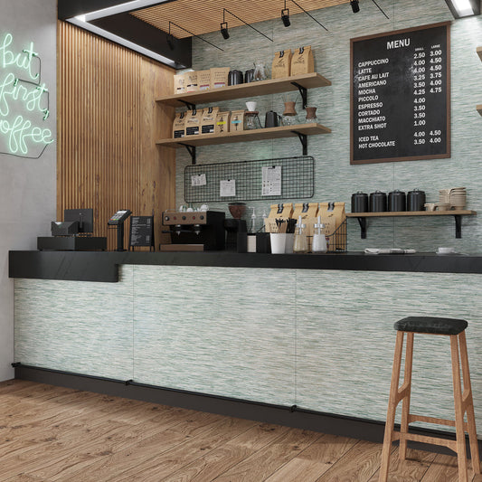 Green 24 x 48 Textured Porcelain Large Tile - Sample