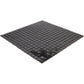 Black 12 x 12 Glossy Glass Mosaic Tile