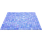 Rainbow Blue 12 x 12 Glossy Glass Mosaic Tile