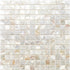 Beige 12 x 12 Polished Shell, Mother of Pearl Mosaic Tile