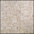 Beige and White 12 x 12 Polished Shell, Mother of Pearl Mosaic Tile