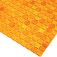 Honey Orange 12 x 12 Glossy Glass Mosaic Tile