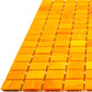 Honey Orange 12 x 12 Glossy Glass Mosaic Tile