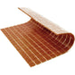 Apricot Red 12 x 12 Glossy Glass Mosaic Tile - Sample