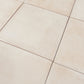 Creamy off-white 6x6 Glossy Porcelain Zellige Square Tile
