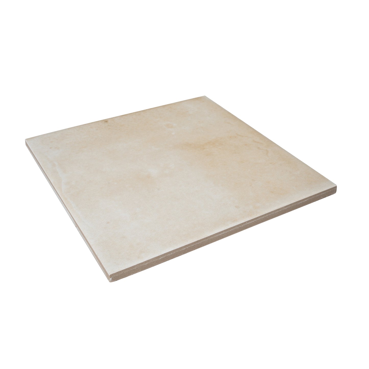 Creamy off-white 6x6 Matte Porcelain Zellige Square Tile