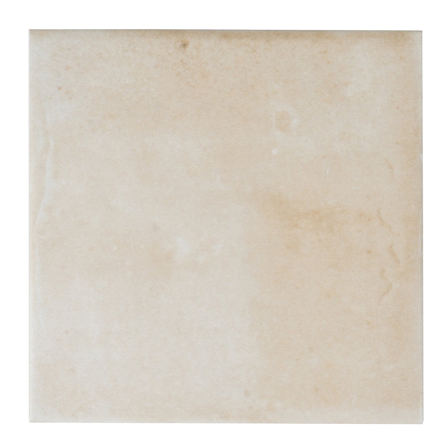 Creamy off-white 6x6 Matte Porcelain Zellige Square Tile