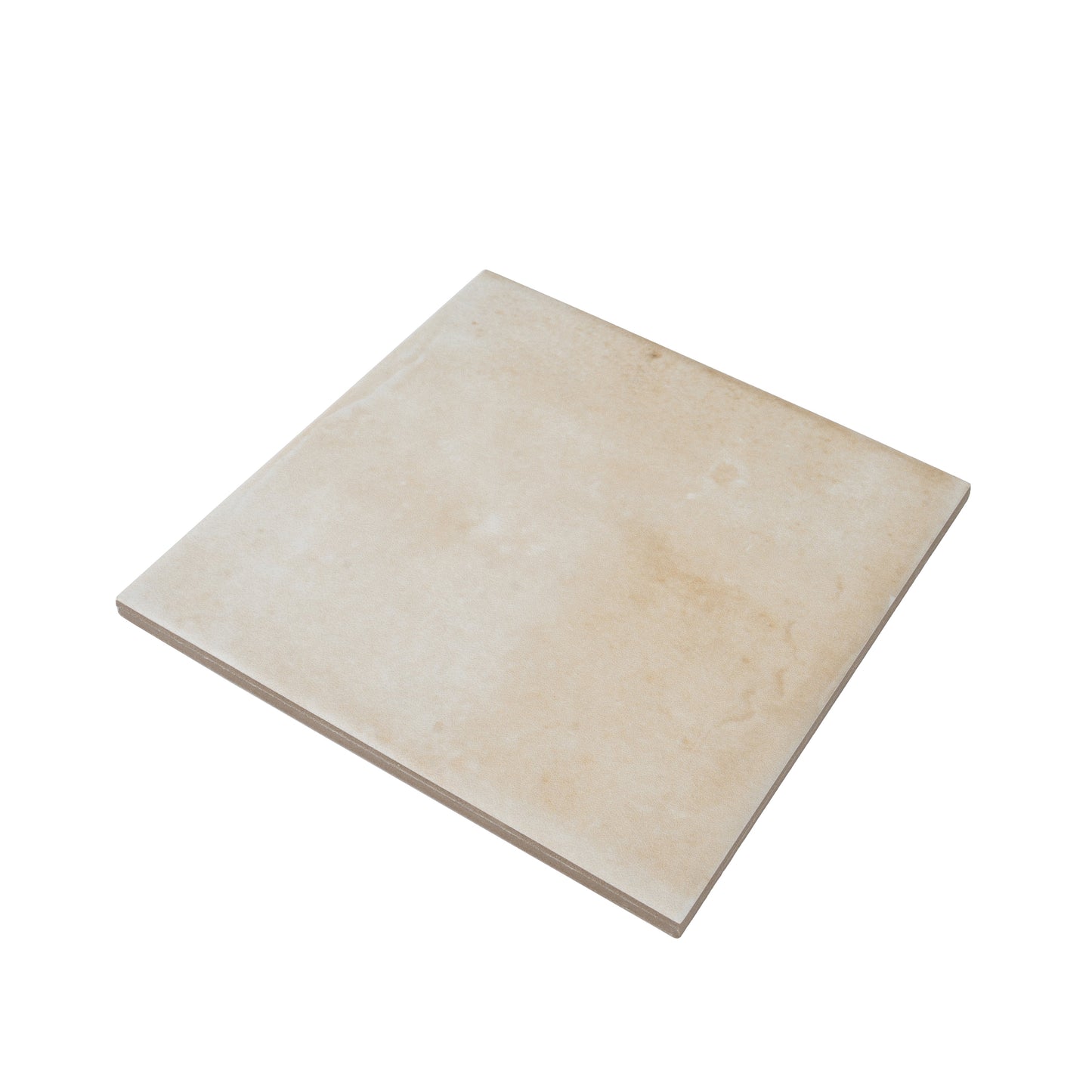Creamy off-white 6x6 Matte Porcelain Zellige Square Tile