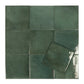 Moss Green 6x6 Glossy Porcelain Zellige Square Tile