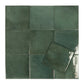 Moss Green 6x6 Glossy Porcelain Zellige Square Tile - Sample