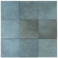 Dusty Blue 6x6 Matte Porcelain Zellige Square Tile