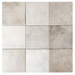 Cool Gray 6x6 Matte Porcelain Zellige Square Tile