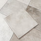 Cool Gray 6x6 Matte Porcelain Zellige Square Tile - Sample