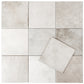 Cool Gray 6x6 Matte Porcelain Zellige Square Tile - Sample