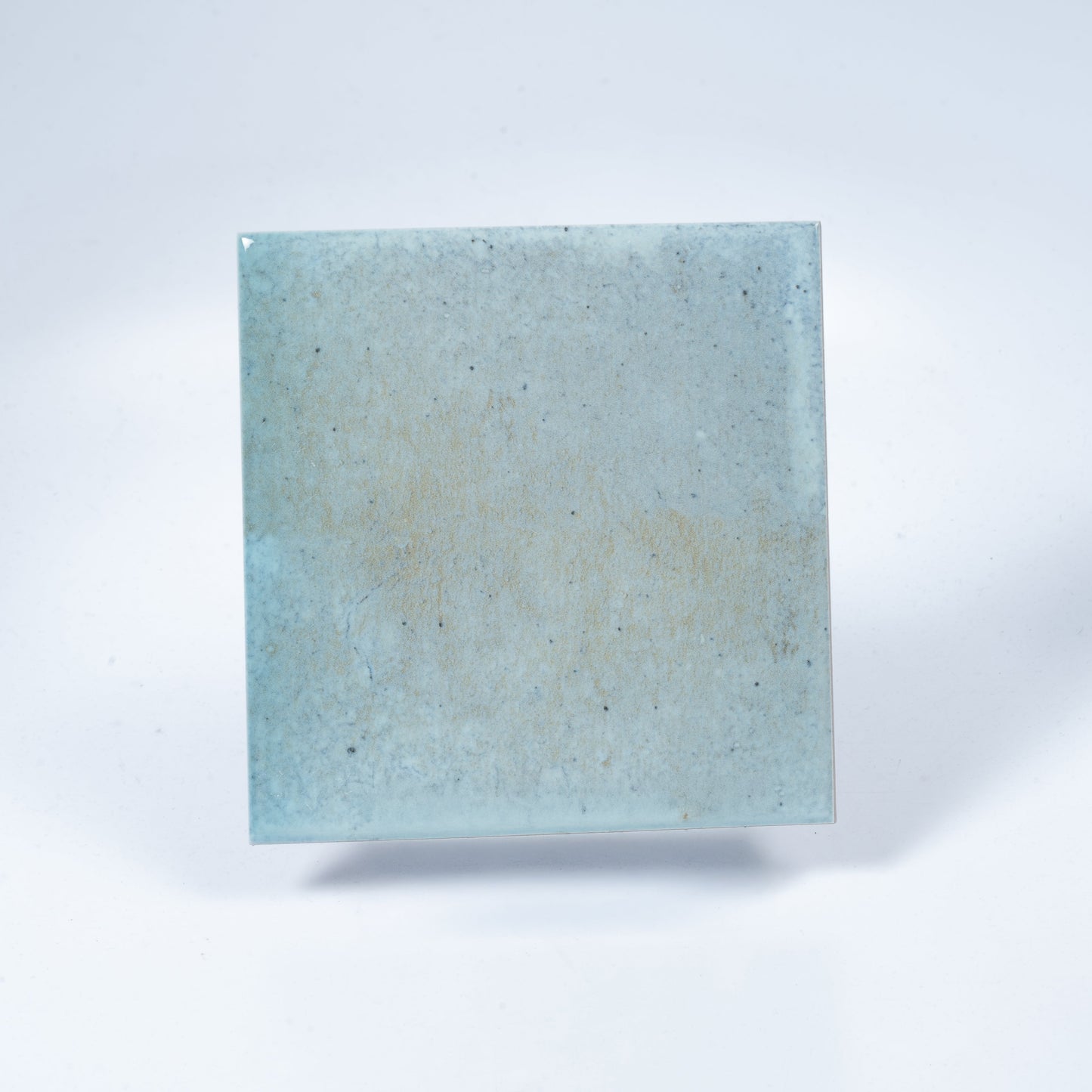 Sky Blue 6x6 Glossy Porcelain Zellige Square Tile - Sample