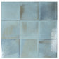 Sky Blue 6x6 Glossy Porcelain Zellige Square Tile
