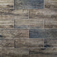 Wooden Brown 12 x 12 Glossy Glass Mosaic Tile