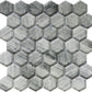 Light Gray 12 x 12 Glossy Glass Mosaic Tile