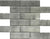 Gray 12 x 12 Glossy Glass Mosaic Tile