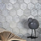 Gray 12 x 12 Glossy Glass Mosaic Tile