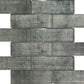 Coin Gray 12 x 12 Glossy Glass Mosaic Tile