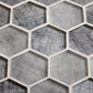 Coin Gray 12 x 12 Glossy Glass Mosaic Tile