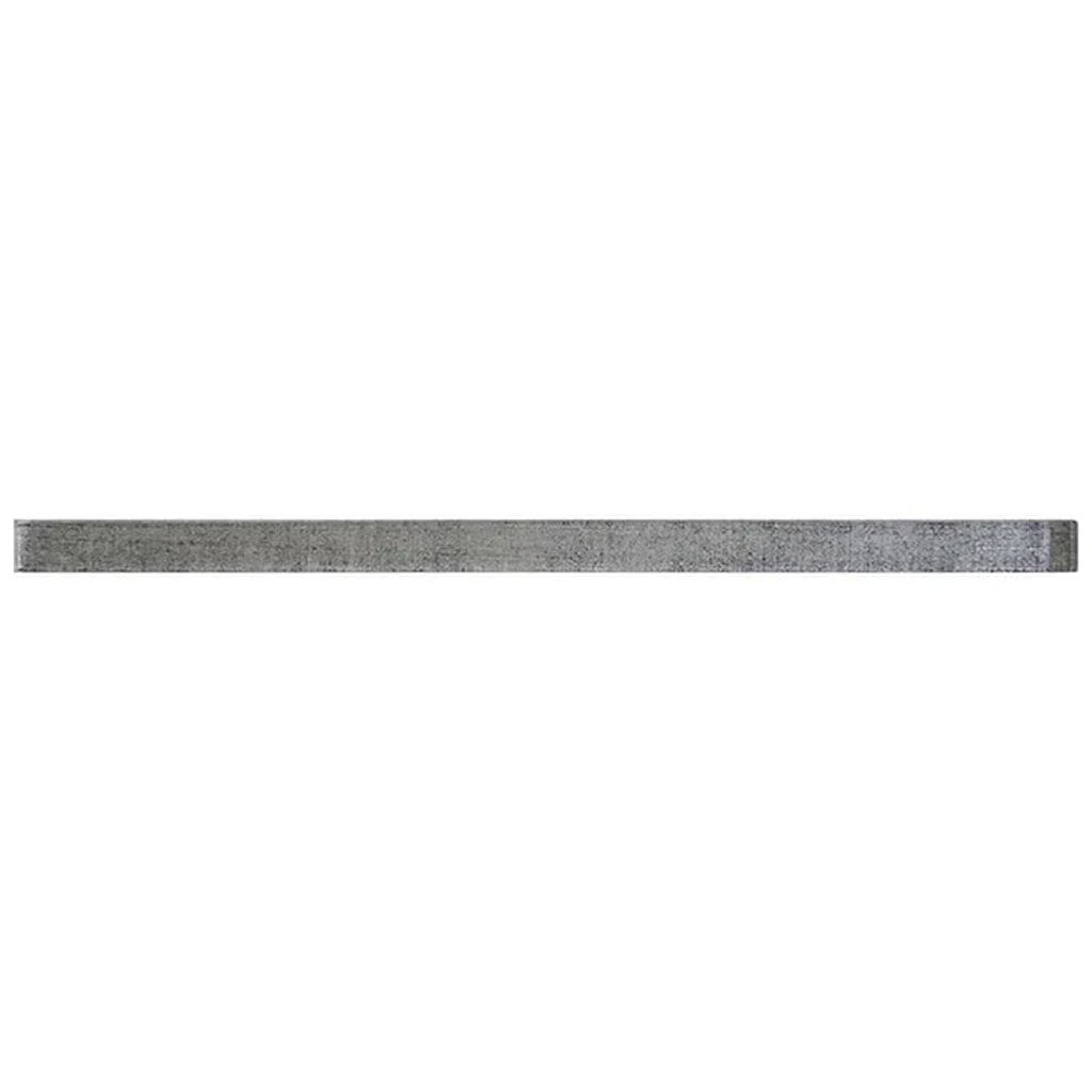 Mink Gray 0.5 x 12 Glossy Glass Pencil Trim